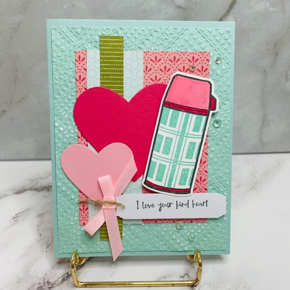I Love Your Kind Heart Handmade Greeting Card - Picture 1 of 3